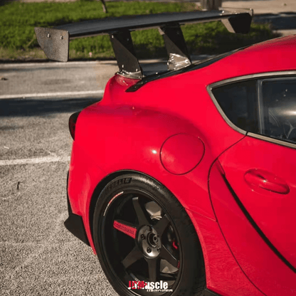 JDMuscle Tanso Carbon Fiber GT Spoiler VS1 Style for 2020+ Toyota Supra - JDMuscleSpoilers and WingsJDM-A90-GTW-VS-12x2 Twill Carbon Fiber