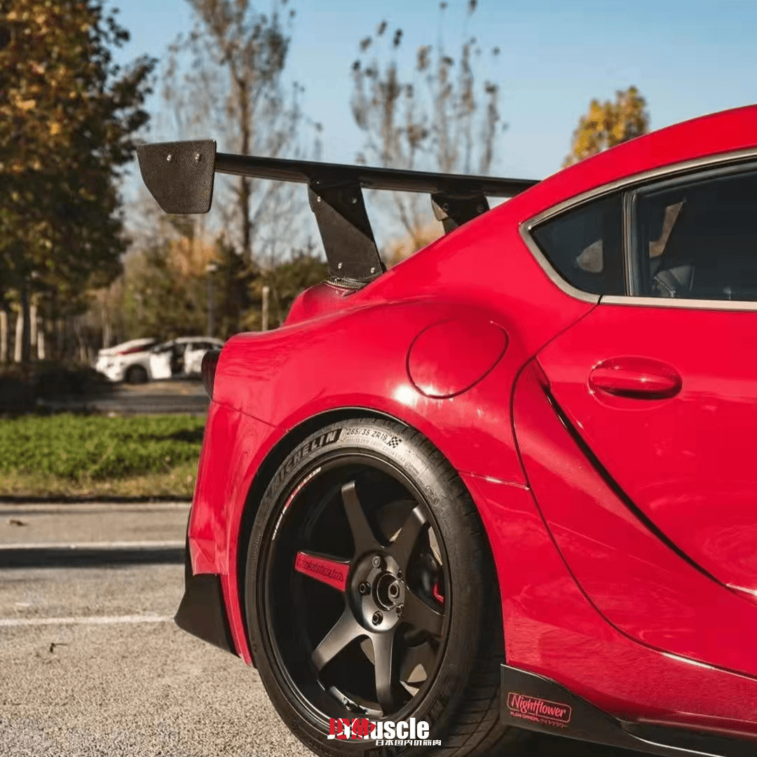 JDMuscle Tanso Carbon Fiber GT Spoiler VS1 Style for 2020+ Toyota Supra - JDMuscleSpoilers and WingsJDM-A90-GTW-VS-12x2 Twill Carbon Fiber