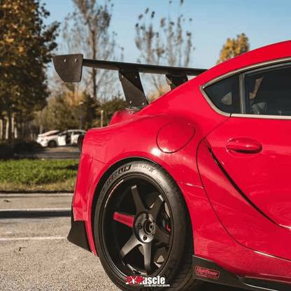 JDMuscle Tanso Carbon Fiber GT Spoiler VS1 Style for 2020+ Toyota Supra - JDMuscleSpoilers and WingsJDM-A90-GTW-VS-12x2 Twill Carbon Fiber