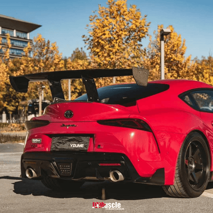 JDMuscle Tanso Carbon Fiber GT Spoiler VS1 Style for 2020+ Toyota Supra - JDMuscleSpoilers and WingsJDM-A90-GTW-VS-12x2 Twill Carbon Fiber