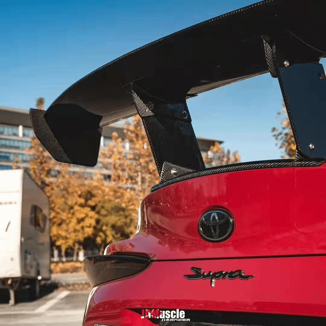 JDMuscle Tanso Carbon Fiber GT Spoiler VS1 Style for 2020+ Toyota Supra - JDMuscleSpoilers and WingsJDM-A90-GTW-VS-12x2 Twill Carbon Fiber