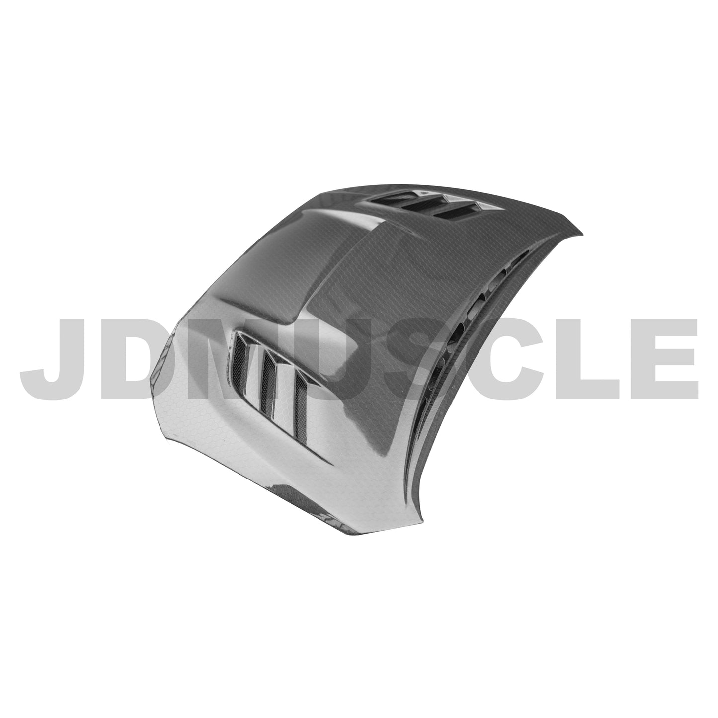 JDMuscle 2015-21 WRX/STI Tanso Carbon Fiber Hood V2 w/ Heat Extract