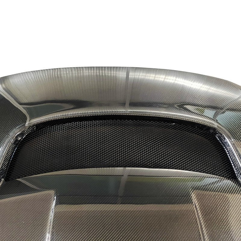 JDMuscle Tanso Carbon Fiber Hood VS Style 2017+ Honda Civic Type R FK8 *Special Order No Cancelations - JDMuscleHoodsJDM-FK8-HVST2x2 Twill
