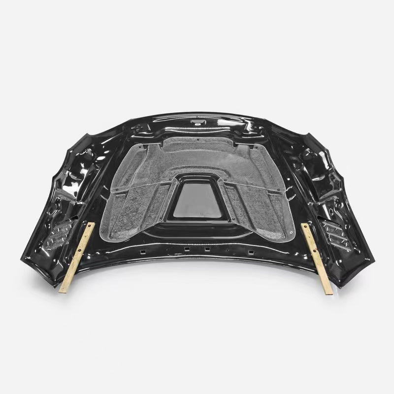 JDMuscle Tanso Carbon Fiber Hood VS Style - 2020+ Toyota Supra GR A90/A91 - JDMuscleHoods2x2 Twill
