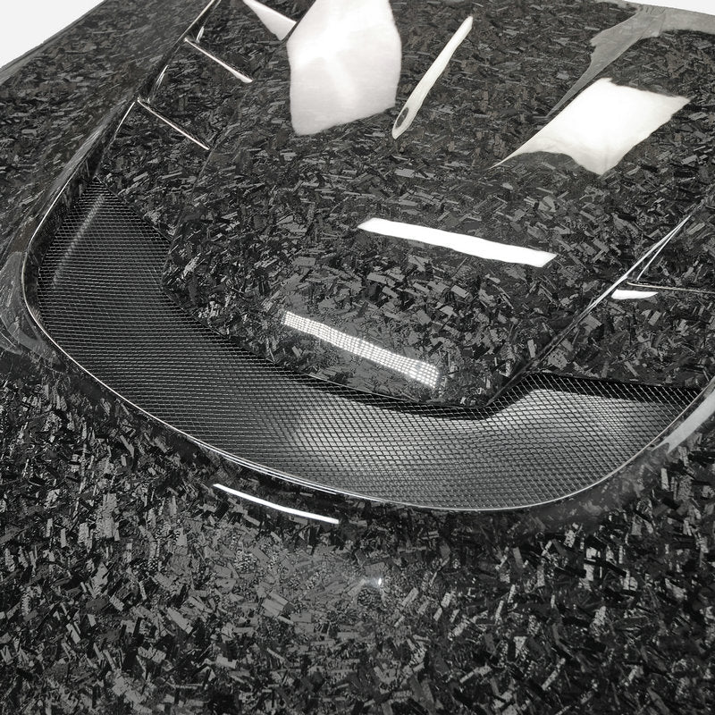 JDMuscle Tanso Carbon Fiber Hood VS Style - 2020+ Toyota Supra GR A90/A91 - JDMuscleHoods2x2 Twill