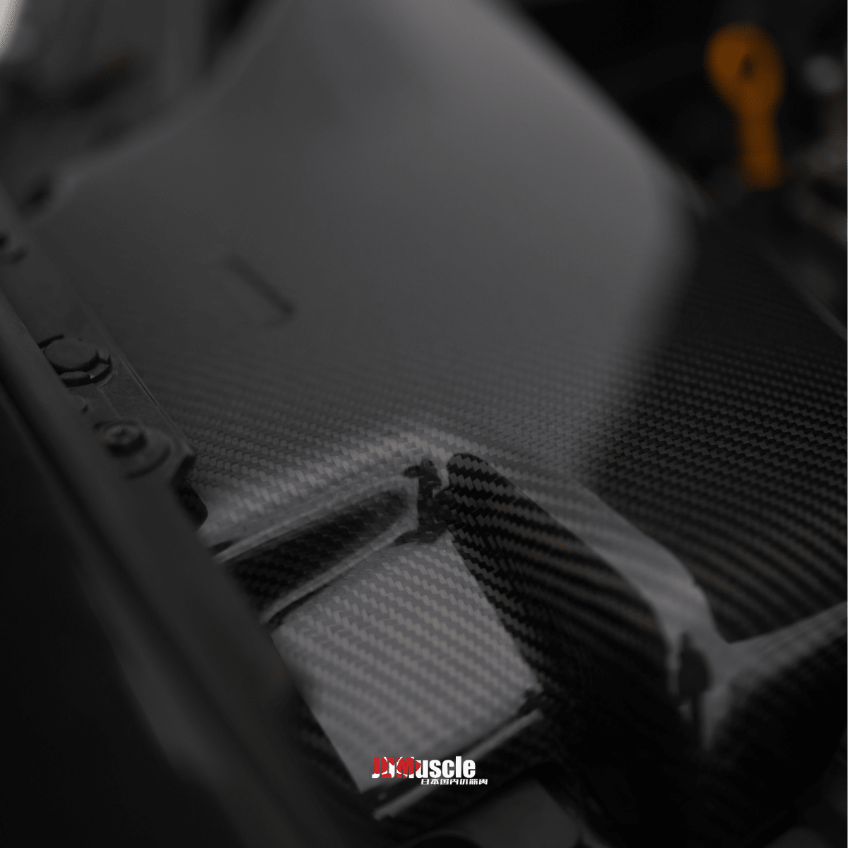 JDMuscle Tanso Carbon Fiber Intake Trim Cover v2 - 2015+ WRX/STI - JDMuscleIntake CoverJDM-WRX15-INTCS-12x2 Twill Regular