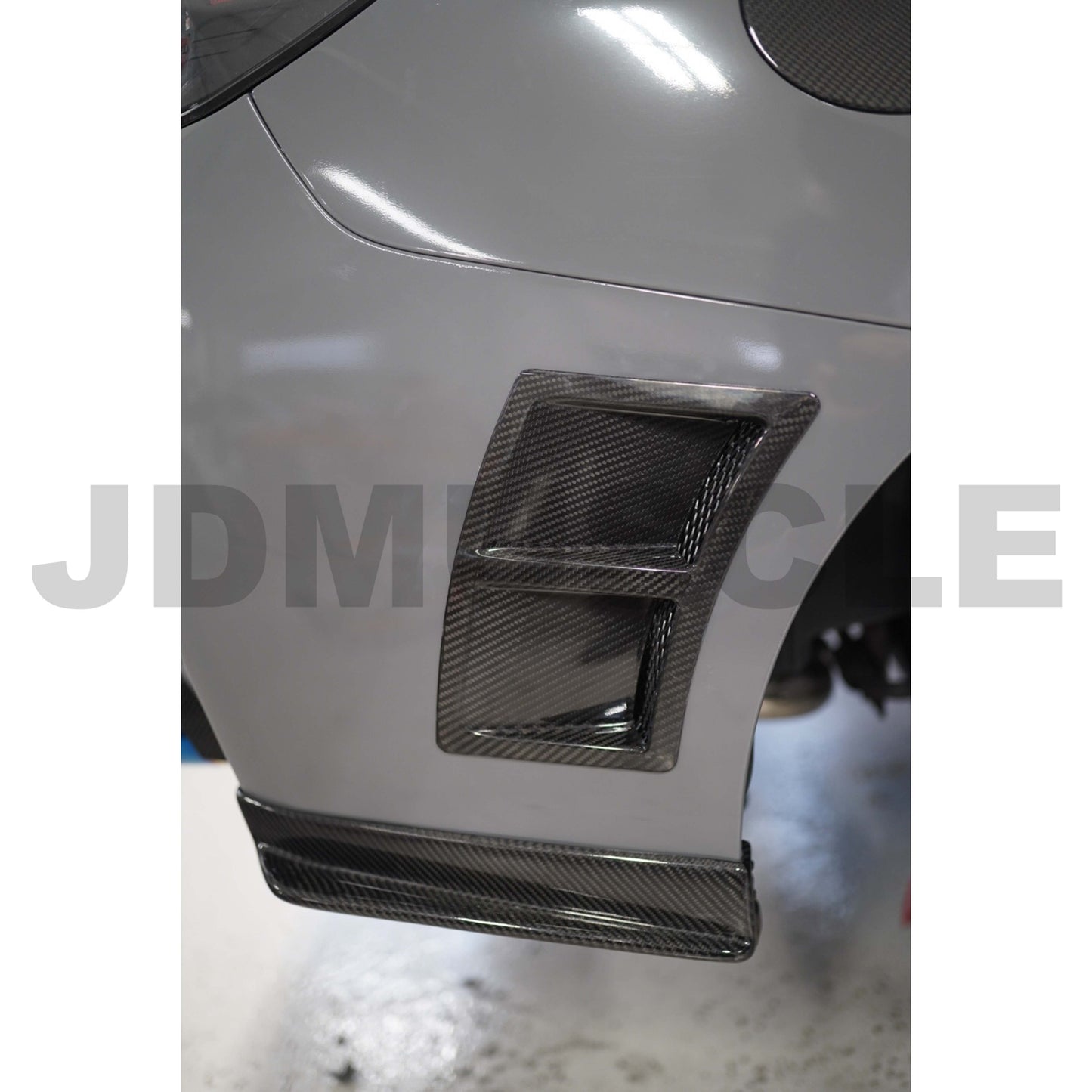 JDMuscle Tanso Carbon Fiber Rear Bumper Vents - 2015-2020 WRX/STI-JDM-WRX1515-RBV-CF-JDM-WRX15-RBV-CF-Ducts-JDMuscle-JDMuscle