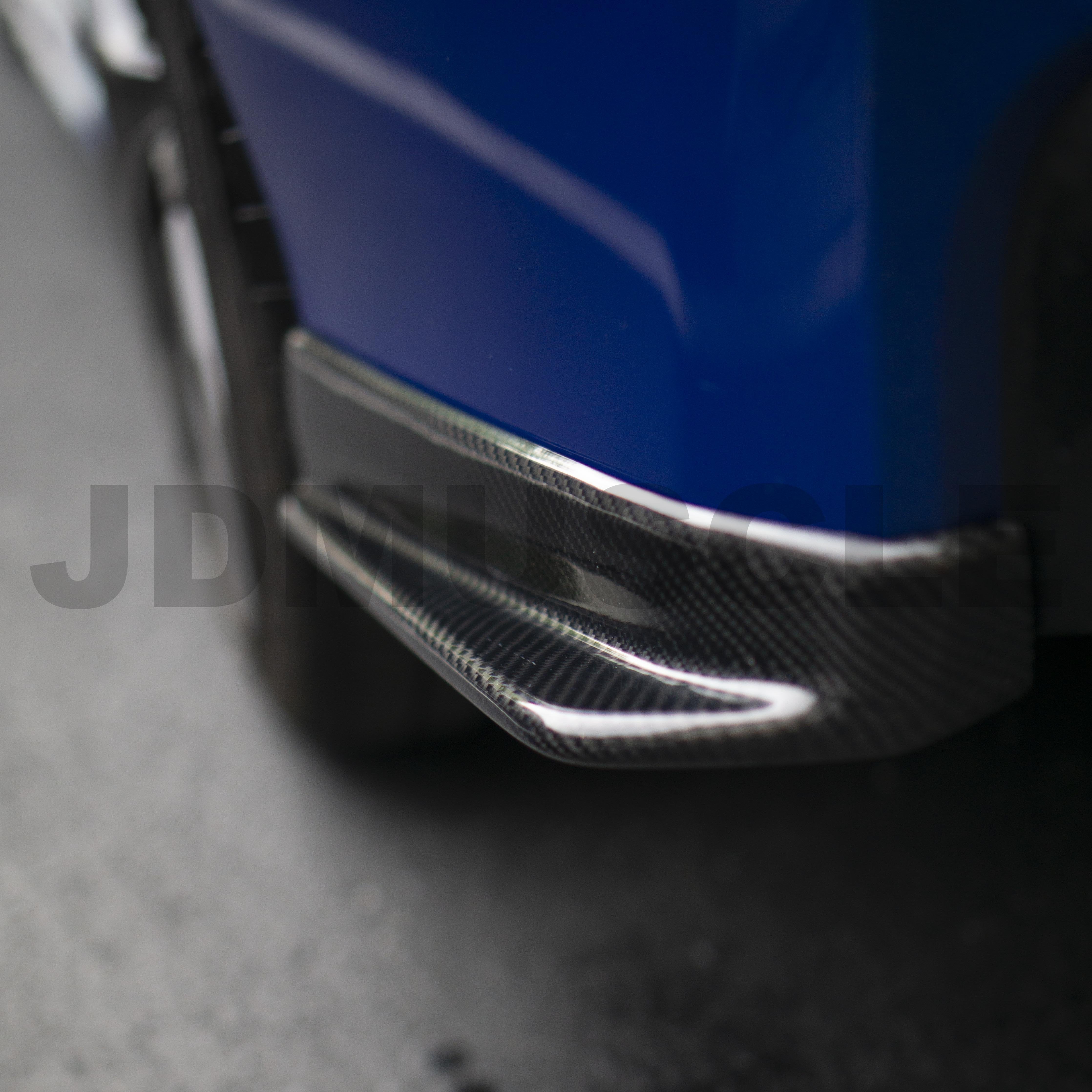 JDMuscle [15-21 WRX/STI] Spec STI Carbon Fiber Rear Spats *Clearance*N