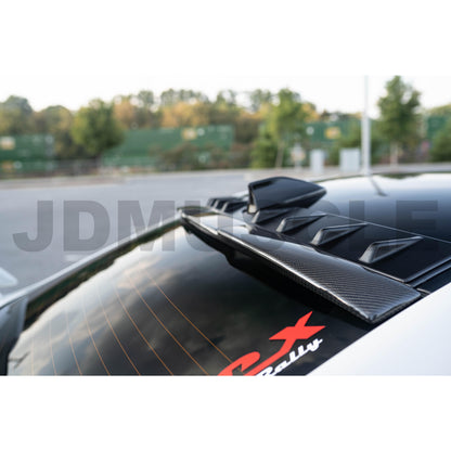 JDMuscle Tanso Carbon Fiber Roof Spoiler V2 - 2015+WRX/STI-JDM-WRX15-RS2-CF-WRX4 RV#CF-Diffusers and Vortex Generators-JDMuscle-JDMuscle