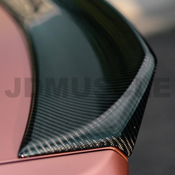 JDMuscle Tanso Carbon Fiber Trunk Duck Bill V4 2015+WRX/STI JDMuscle