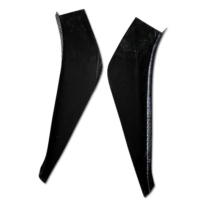 JDMuscle Tanso Carbon Fiber VS Style Canards - 2020+ Toyota Supra w/ stock bumper - JDMuscleCanardsJDM-A90-CN-VS-12x2 Twill Carbon Fiber