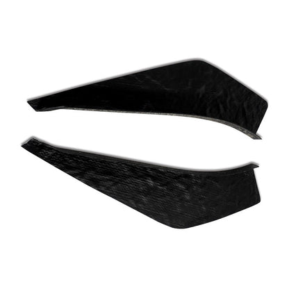 JDMuscle Tanso Carbon Fiber VS Style Canards - 2020+ Toyota Supra w/ stock bumper - JDMuscleCanardsJDM-A90-CN-VS-12x2 Twill Carbon Fiber
