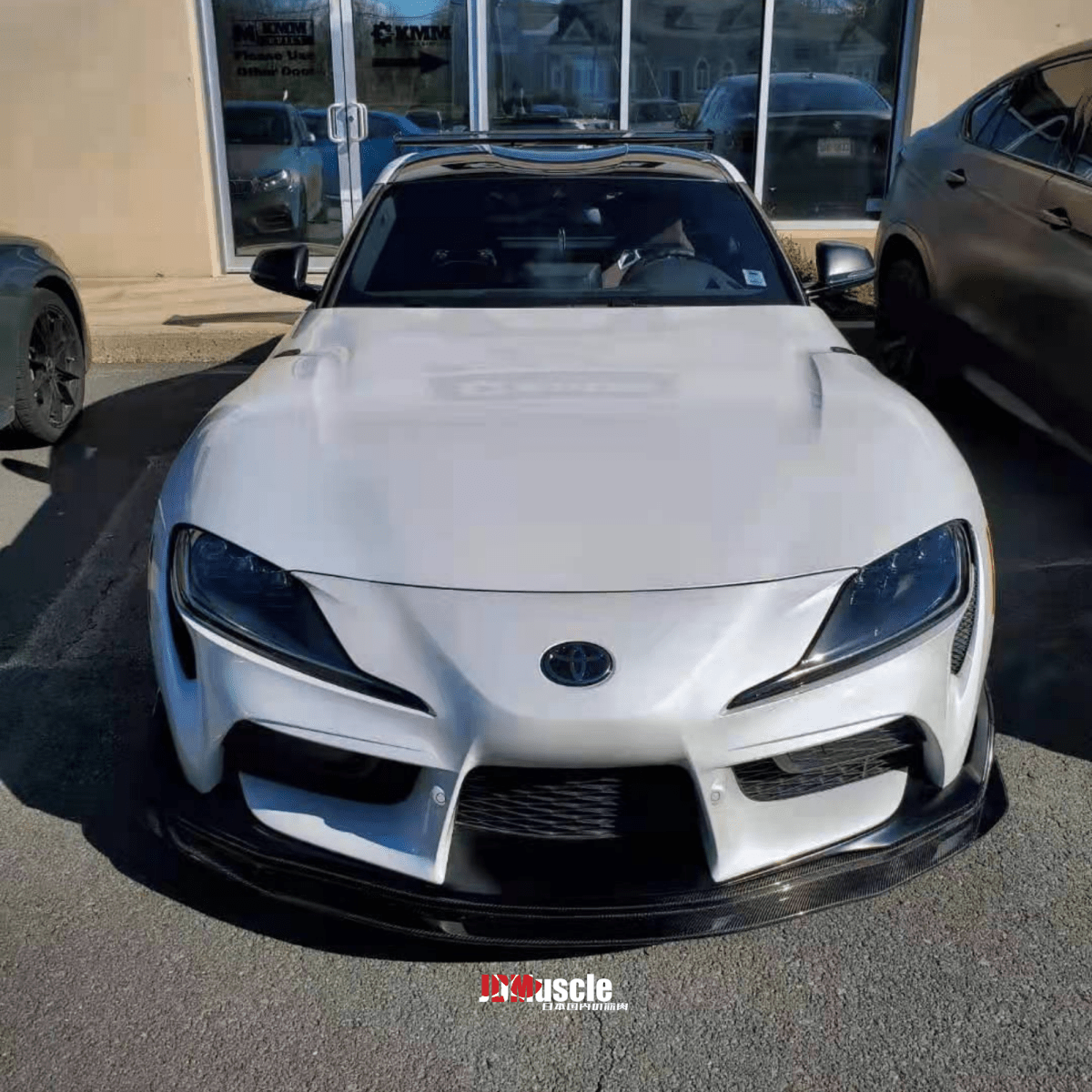 JDMuscle Tanso Carbon Fiber VS Style Front Lip for 2020+ Toyota Supra - JDMuscleFront LipsJDM-A90-FL-AG-12x2 Twill Carbon Fiber
