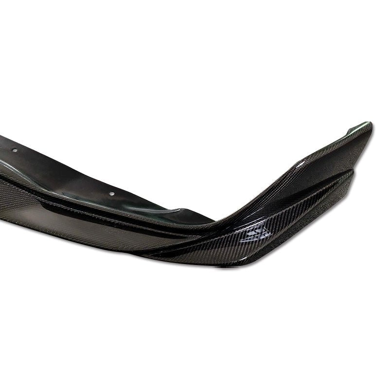 JDMuscle Tanso Carbon Fiber VS Style Front Lip for 2020+ Toyota Supra - JDMuscleFront LipsJDM-A90-FL-AG-12x2 Twill Carbon Fiber