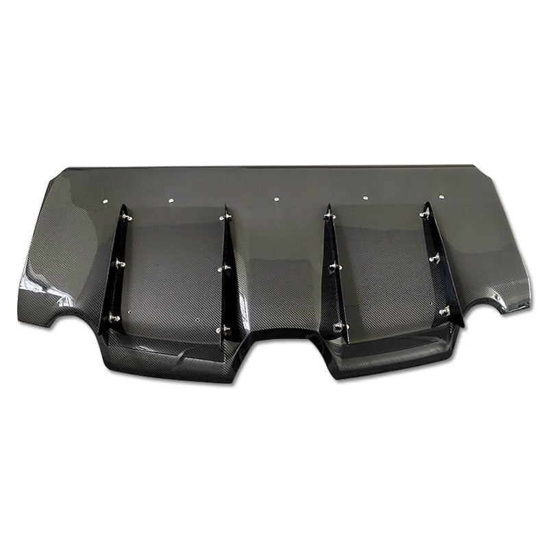 JDMuscle Tanso Carbon Fiber VS Style Rear Diffuser 7PC for 2020+ Toyota Supra - JDMuscleDiffusers and Vortex GeneratorsJDM-A90-RD-VS-12x2 Twill Carbon Fiber