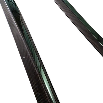 JDMuscle Tanso Carbon Fiber VS Style Side Skirt for 2020+ Toyota Supra - JDMuscleSide SkirtsJDM-A90-SK-VS-12x2 Twill Carbon Fiber