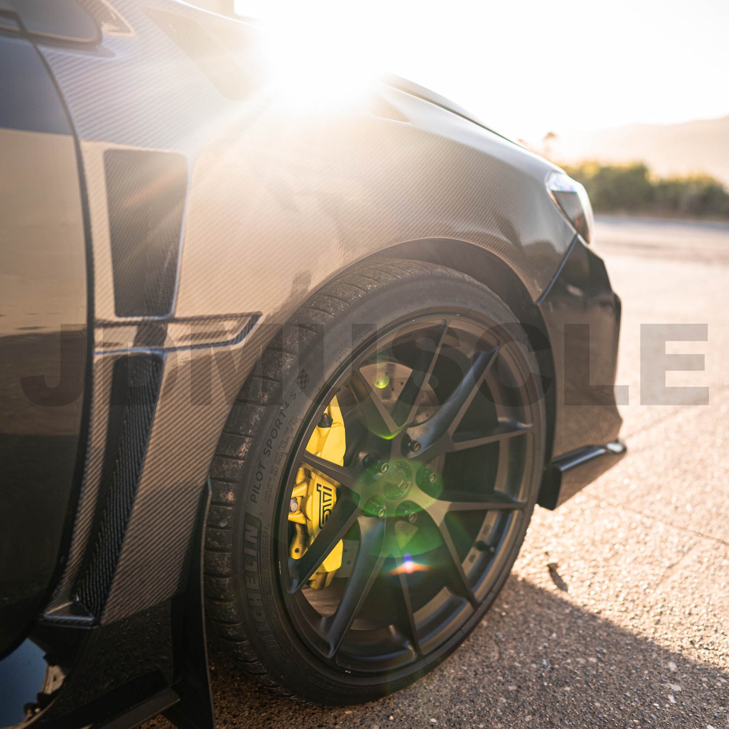 JDMuscle Tanso Carbon Fiber/FRP Vented Fenders for 2015+WRX/STI-Fenders-JDMuscle-JDMuscle