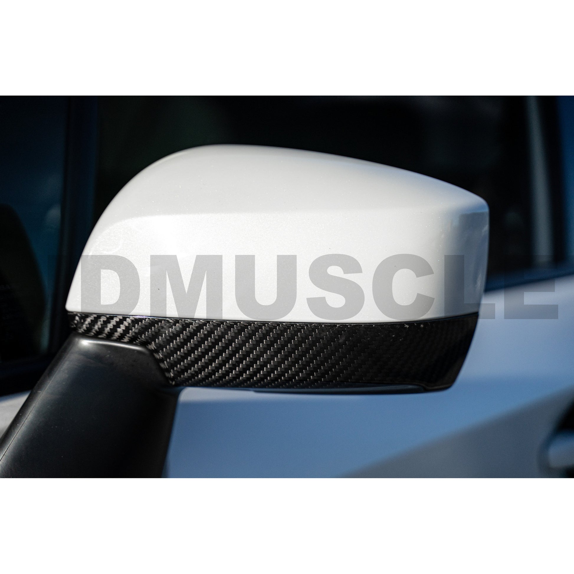 JDMuscle Tanso Dry Carbon Fiber Side Mirror Lower Trim Covers - 2015+WRX/STI-JDM-WRX15-MC2-JDM-WRX-MC2-Aftermarket Mirrors-JDMuscle-JDMuscle