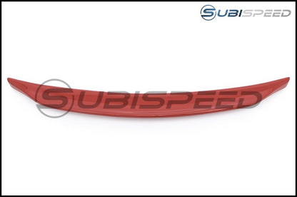 OLM HIGH POINT DUCKBILL TRUNK SPOILER PURE RED 15-21 Subaru WRX & STI | A.70026.1-M7Y