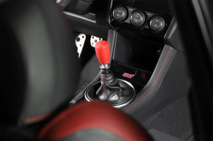 Grimmspeed Shift Knob Stainless Steel Red Universal | GRM038000