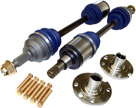 Driveshaft Shop HONDA 2004-2005 Civic Si EP (also ES/EM2 with K-Series) 600HP Level 3.9 Axle/Hub Kit (5-Lug Hubs)