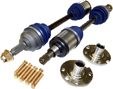Driveshaft Shop HONDA 2004-2005 Civic Si EP | also ES/EM2 with K-Series 600HP Level 3.9 Axle/Hub Kit | 5-Lug Hubs