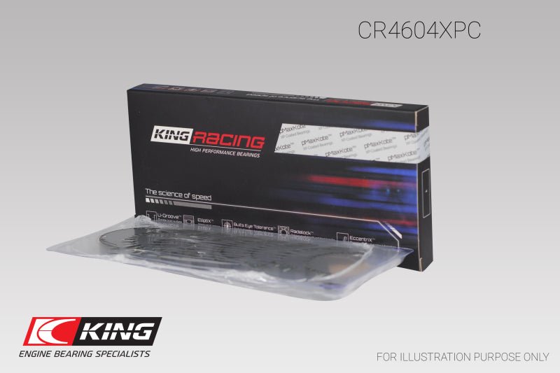 King Ford 2.3L Duratec Mazda L3 - VDT MZR Turbo Connecting Rod Bearing Set - JDMuscleNon - CategorizedkingCR4604XPC