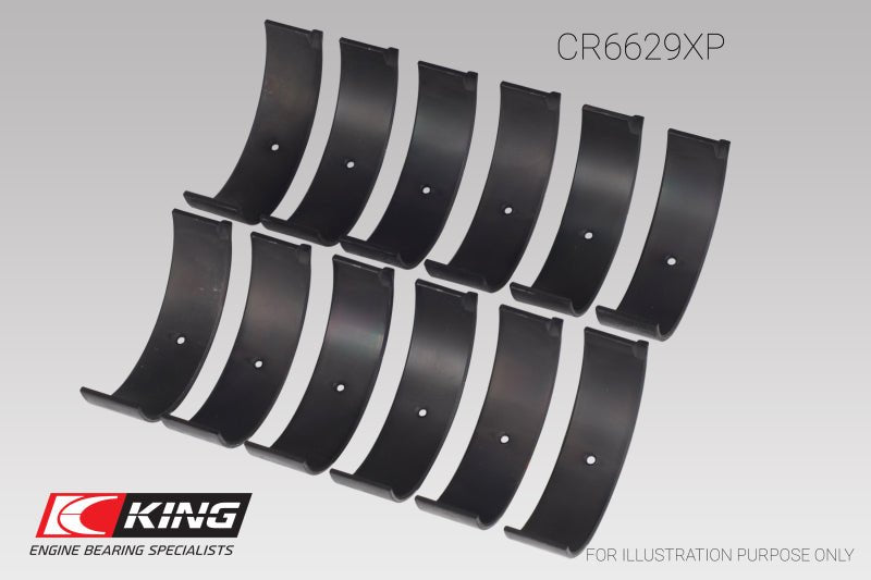 King Mitsubishi 6G72 | Size 0.26 Connecting Rod Bearing Set - JDMuscleNon - CategorizedkingCR6629XP.026