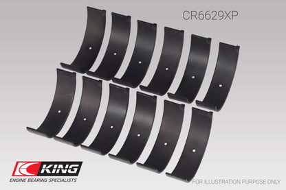 King Mitsubishi 6G72 | Size 0.26 Connecting Rod Bearing Set - JDMuscleNon - CategorizedkingCR6629XP.026