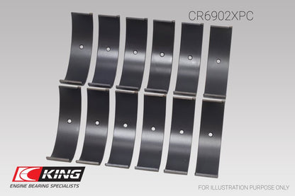 King Nissan VQ35HR / VQ37VHR / VR30DTT Connecting Rod Bearing Set | Size STD - JDMuscleNon - CategorizedkingCR6902XPC