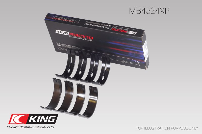 King Nissan Vr38Dett | Size 0.26 Main Bearing Set | MB4524XP.026 - JDMuscleMain BearingskingMB4524XP.026