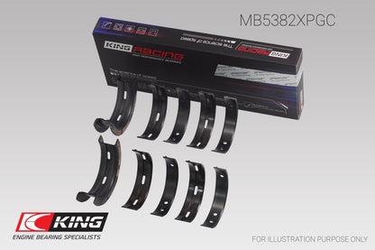 King Subaru EJ20/EJ22/EJ25 | Incl. Turbo | Size 0.25 pMaxBlack Coated Main Bearing Set - JDMuscleNon-CategorizedkingMB5382XPGC0.25