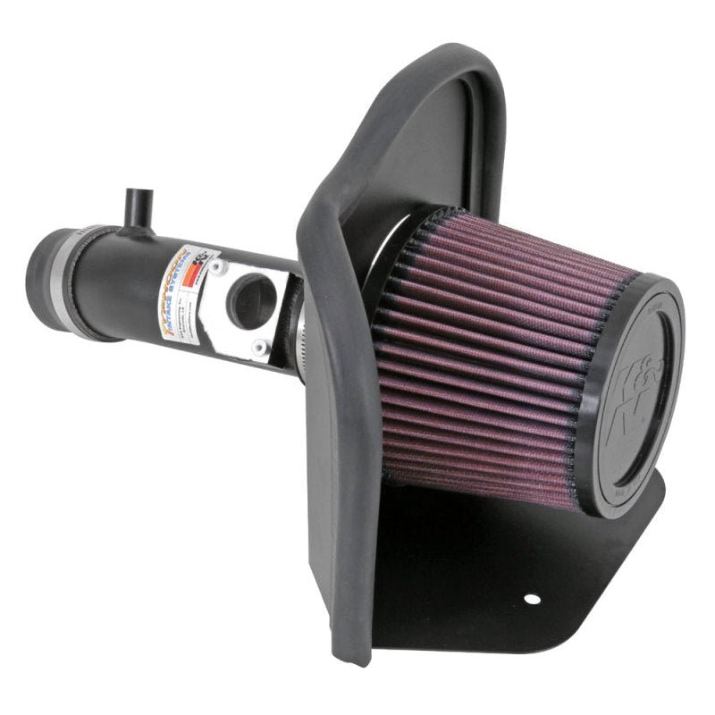 K&N [06-17 Toyota Yaris 1.5L L4] Fait Black Typhoon Short Ram Air Intake System - JDMuscleIntakesknn69-8612TFK
