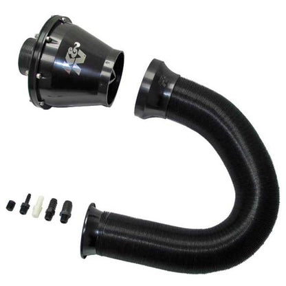 K&N Apollo Black Cold Air Intake System 70mm OD FLG PP Universal | RC-5052AB - JDMuscleIntakesknnRC-5052AB