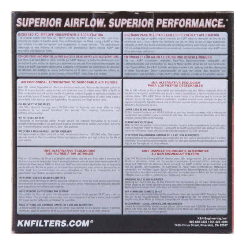 K&N Custom Round Racing Assembly Red 5.875in OD x 3.25in Height | 56-1622 - JDMuscleIntake Misc.knn56-1622