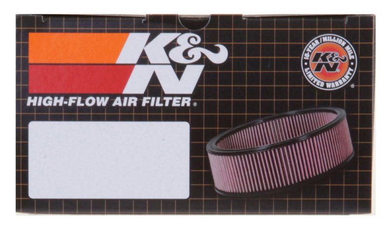 K&N Custom Round Racing Assembly Red 5.875in OD x 3.25in Height | 56-1622 - JDMuscleIntake Misc.knn56-1622