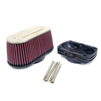 K&N Marine Flame Arrestor 3.625in Flange ID x 3.75in Top OW x 8.5in Top OL x 4in H Oval | 59-4541 - JDMuscleAir Intake Filter Replacementsknn59-4541