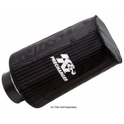 K&N Round Tapered Filter Wrap Black 6in x 4.625in x 9in - Universal-RE-0810PK-Air Filter Cleaning Kits and Accessories-K&N-JDMuscle