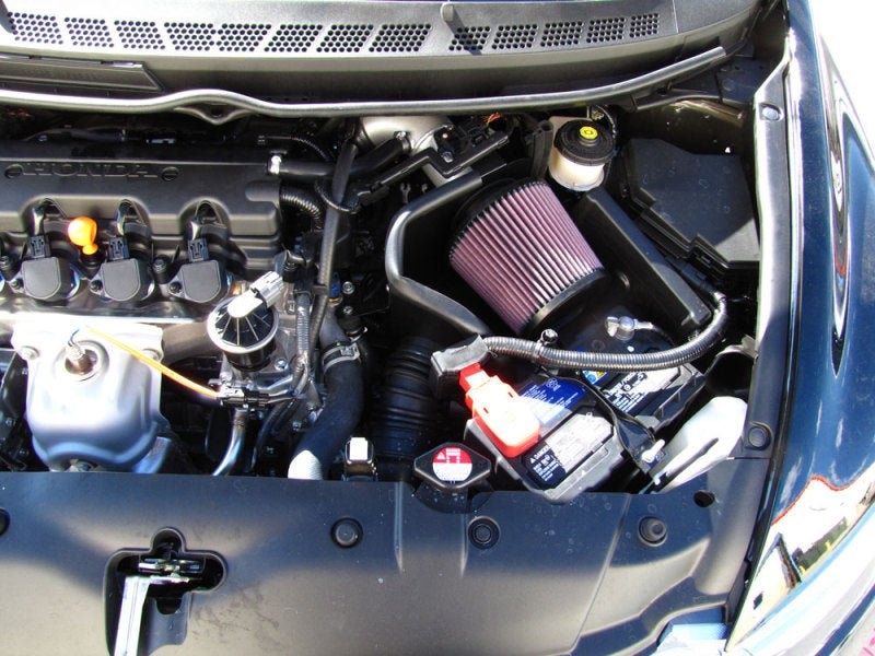 K&N Silver Typhoon Short Ram Air Intake System Honda Civic 1.8L L4 2006-2011 | 69-1013TS - JDMuscleIntakesknn69-1013TS