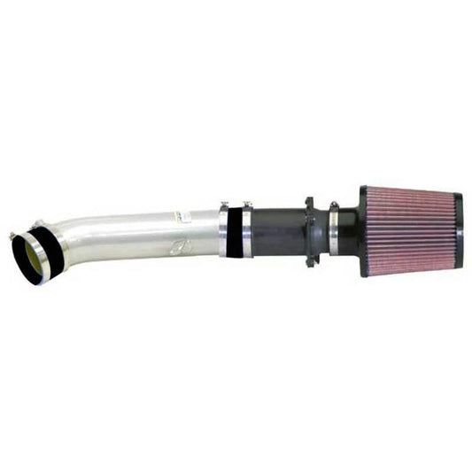 K&N Typhoon Silver Cold Air Intake Infiniti G35 2003-2006-69-7080-1TS-Cold Air Intakes-K&N-G35 Coupe-JDMuscle