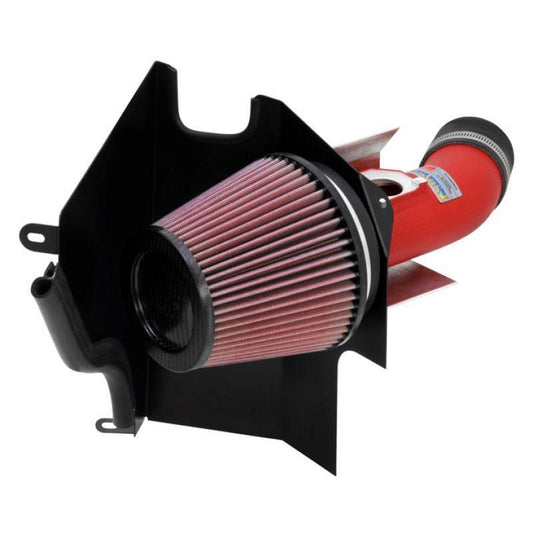 K&N Wrinkle Red Short Ram Intake System Subaru WRX / STI 2002-2007-69-8001TWR-Short Ram Intakes-K&N-JDMuscle