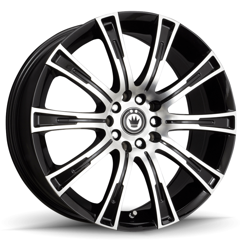 Konig Crown 17x7.5 5x112/120 ET35 Black Machine Face - JDMuscleNon-CategorizedkngCW77T20355