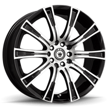Konig Crown 17x7.5 5x112/120 ET35 Black Machine Face - JDMuscleNon-CategorizedkngCW77T20355