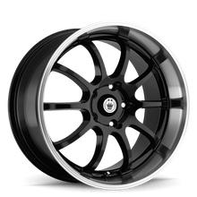 Konig Lightning 15x7 4x100 ET38 Black/Machine Lip - JDMuscleNon-CategorizedkngLI57100385