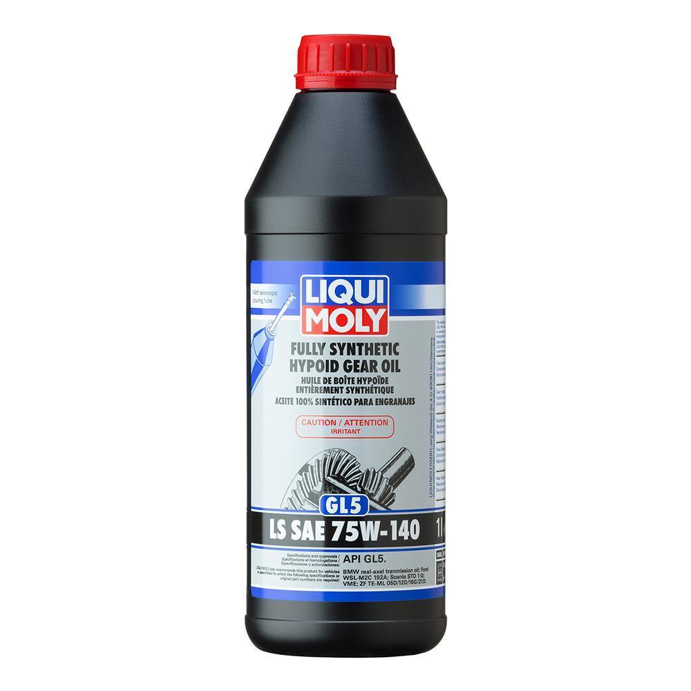 LIQUI MOLY 1L Fully Synthetic Hypoid Gear Oil GL5 LS SAE 75W-140 (20042)-lqm20042-Transmission Fluid-LIQUI MOLY-JDMuscle