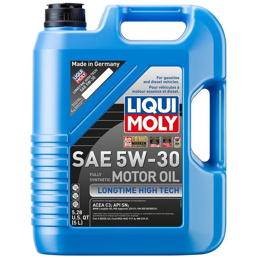 LIQUI MOLY 5L Longtime High Tech Motor Oil 5W-30 (2039)-lqm2039-Oiling System Components-LIQUI MOLY-JDMuscle