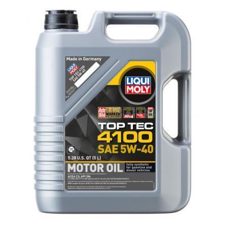 LIQUI MOLY 5L Top Tec 4100 Motor Oil 5W-40 (2330)-lqm2330-Oiling System Components-LIQUI MOLY-JDMuscle