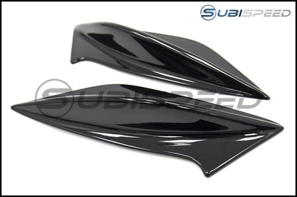 OLM STI SPOILER SIDE FIN WINGLETS CRYSTAL BLACK SILICA 15-21 Subaru STI | OLM15STIFIN-D4S