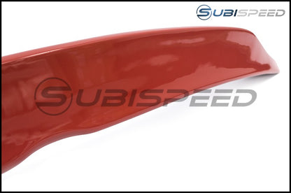 OLM HIGH POINT DUCKBILL TRUNK SPOILER PURE RED 15-21 Subaru WRX & STI | A.70026.1-M7Y