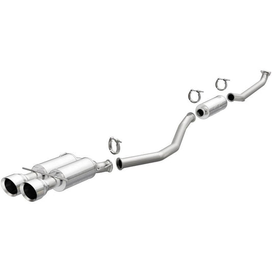 MagnaFlow Cat Back Dual Exit Polished Stainless Exhaust Honda Civic SI 2017-2019 (19420)-mag19420-19420-Cat Back Exhaust System-Magnaflow Performance-JDMuscle